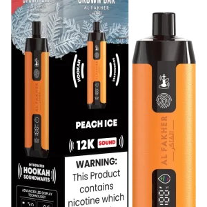 Al Fakher Crown Bar 12K Sound - Peach Ice Disposable Vape