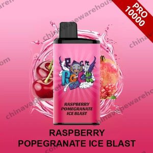 Buy IGET BAR PRO 10000 Raspberry Pomegranate Ice Blast