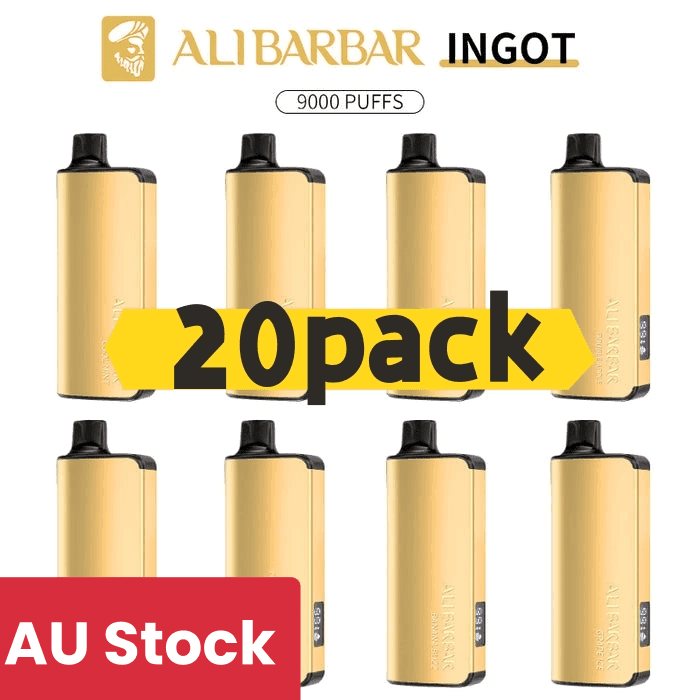 Alibarbar Ingot 9000 puffs-20 pack Multiple flavors(Ship from Sydney) - Vapes Australia | Disposable Vapes shop |