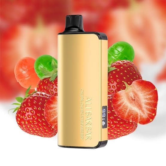 Chupa Chups Strawberry ALIBARBAR INGOT - 9000 Puffs