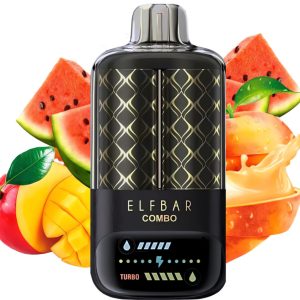 ELF BAR COMBO 25000 - PEACH MANGO AND WATERMELON 5% - RECHARGEABLE