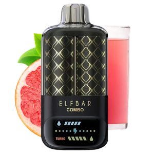 ELF BAR COMBO 25000 - PINK LEMONADE AND GRAPEFRUIT 5% - RECHARGEABLE