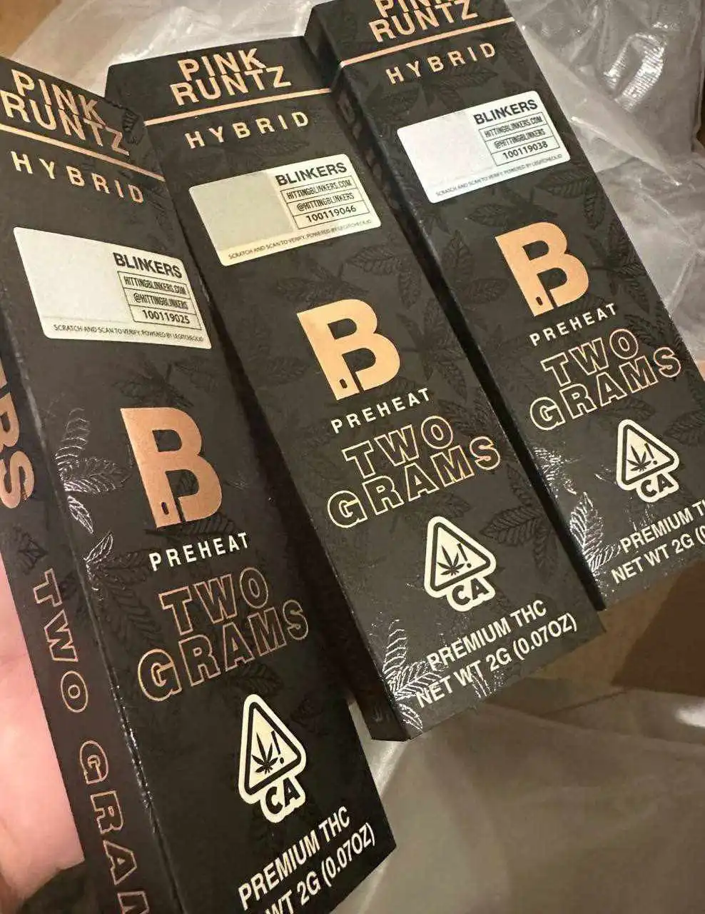 BLINKERS DISPOSABLE 2 GRAM PINK RUNTZ