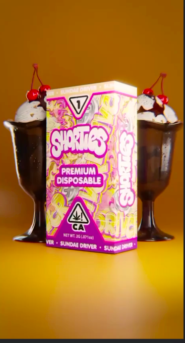 Sundae Driver Shorties Disposable