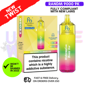 Watermelon Brazz ICE RandM T9000 9K Replacable Pod Kit