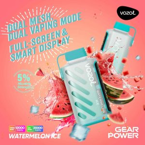 Watermelon Ice Vozol GEAR POWER 20000 Puffs